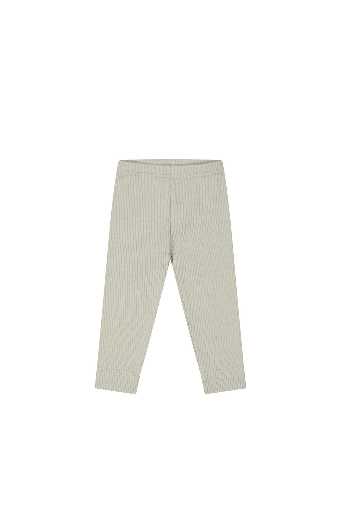 Organic Cotton Fine Rib Legging - Mist Childrens Legging from Jamie Kay USA