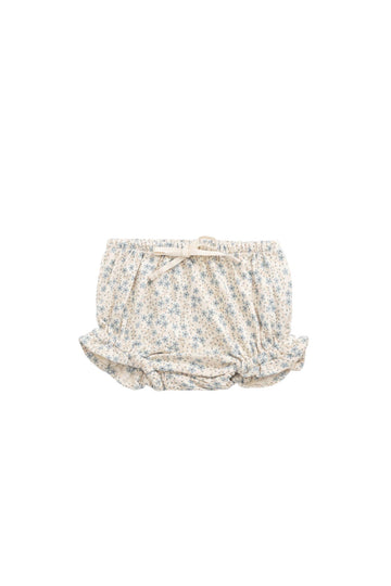 Organic Cotton Frill Bloomer - Adnola Floral Childrens Bloomer from Jamie Kay USA