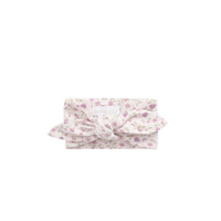 Organic Cotton Headband - Adaline Berries Ballet Pink Childrens Headband from Jamie Kay USA