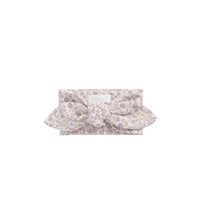 Organic Cotton Headband - Amber Floral Lilac Ash Childrens Headband from Jamie Kay USA