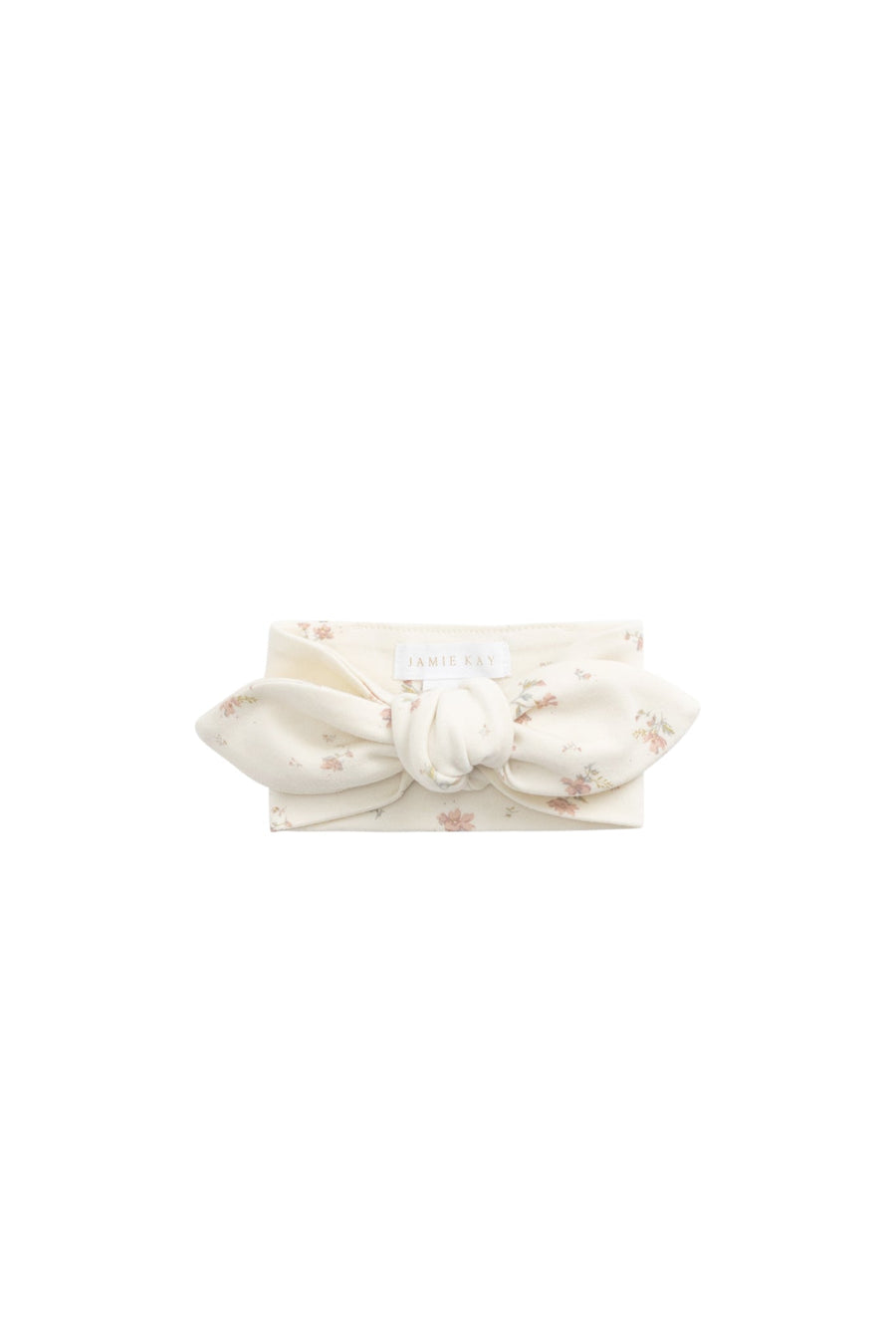 Organic Cotton Headband - Emilia Egret Childrens Headband from Jamie Kay USA