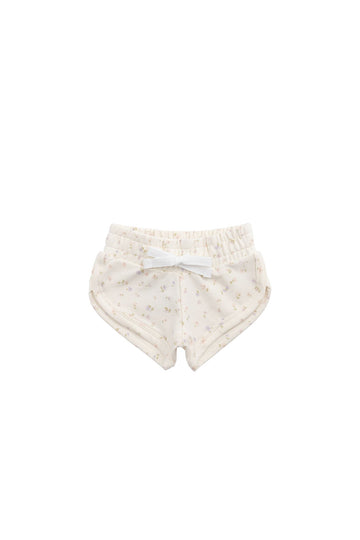 Organic Cotton Ivy Shortie - Briella Whisper Childrens Short from Jamie Kay USA