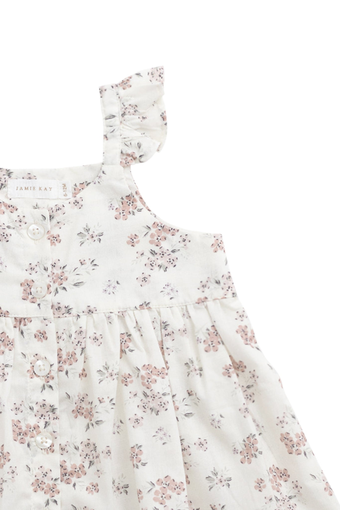 Organic Cotton Leah Top - Selena Blush Childrens Top from Jamie Kay USA