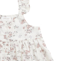 Organic Cotton Leah Top - Selena Blush Childrens Top from Jamie Kay USA