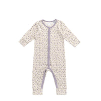 Organic Cotton Maple Onepiece - Blueberry Field Raindrops Childrens Onepiece from Jamie Kay USA