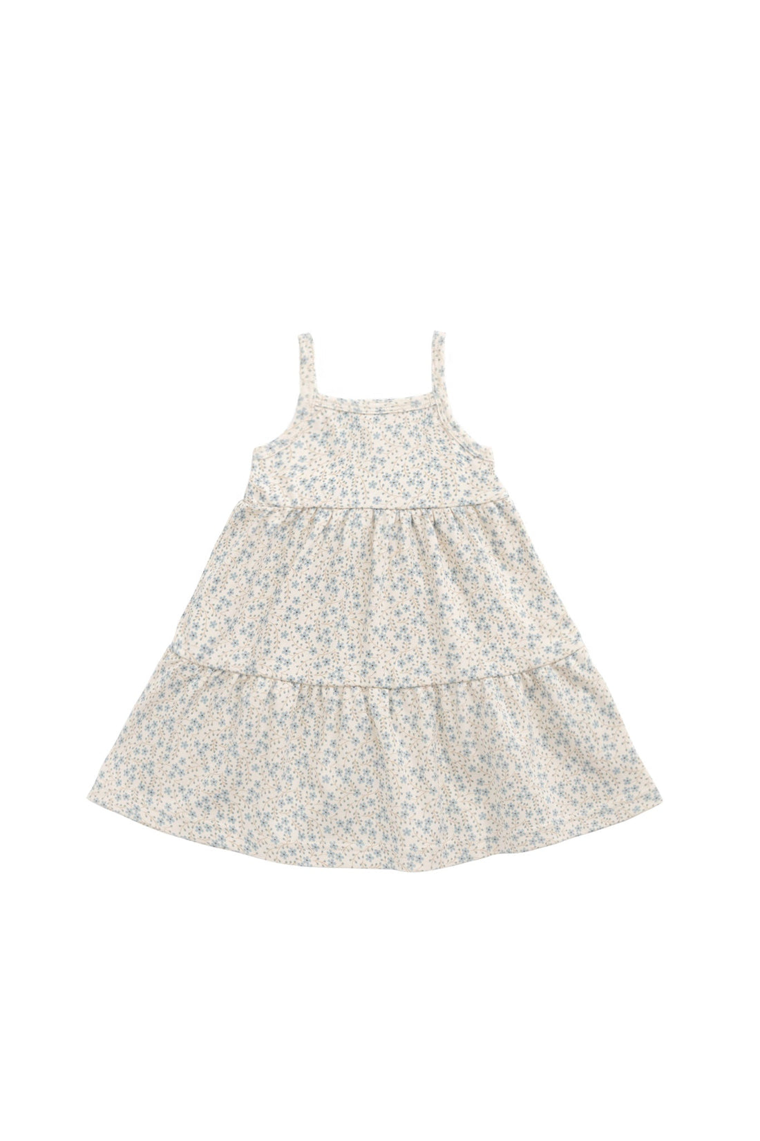 Organic Cotton Matilda Dress - Adnola Floral Childrens Dress from Jamie Kay USA