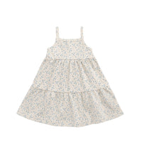 Organic Cotton Matilda Dress - Adnola Floral Childrens Dress from Jamie Kay USA