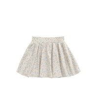 Organic Cotton Meadow Skirt - Adnola Floral Childrens Skirt from Jamie Kay USA