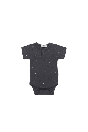 Organic Cotton Modal Darcy Tee Bodysuit - Milky Way Icelandic Childrens Bodysuit from Jamie Kay USA