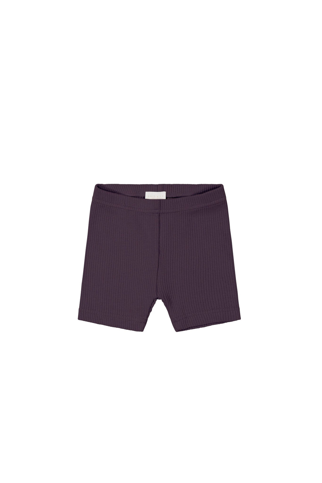 Organic Cotton Modal Elisa Bike Short - Blackberry Childrens Short from Jamie Kay USA