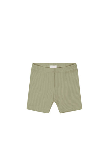 Organic Cotton Modal Elisa Bike Short - Tea Tree Childrens Short from Jamie Kay USA