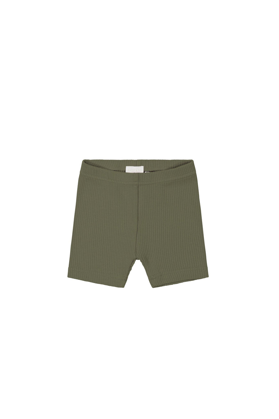 Organic Cotton Modal Elisa Bike Short - Sicilian Olive Childrens Short from Jamie Kay USA