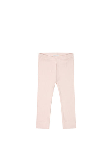 Organic Cotton Modal Everyday Legging - Morgan Pink Childrens Legging from Jamie Kay USA