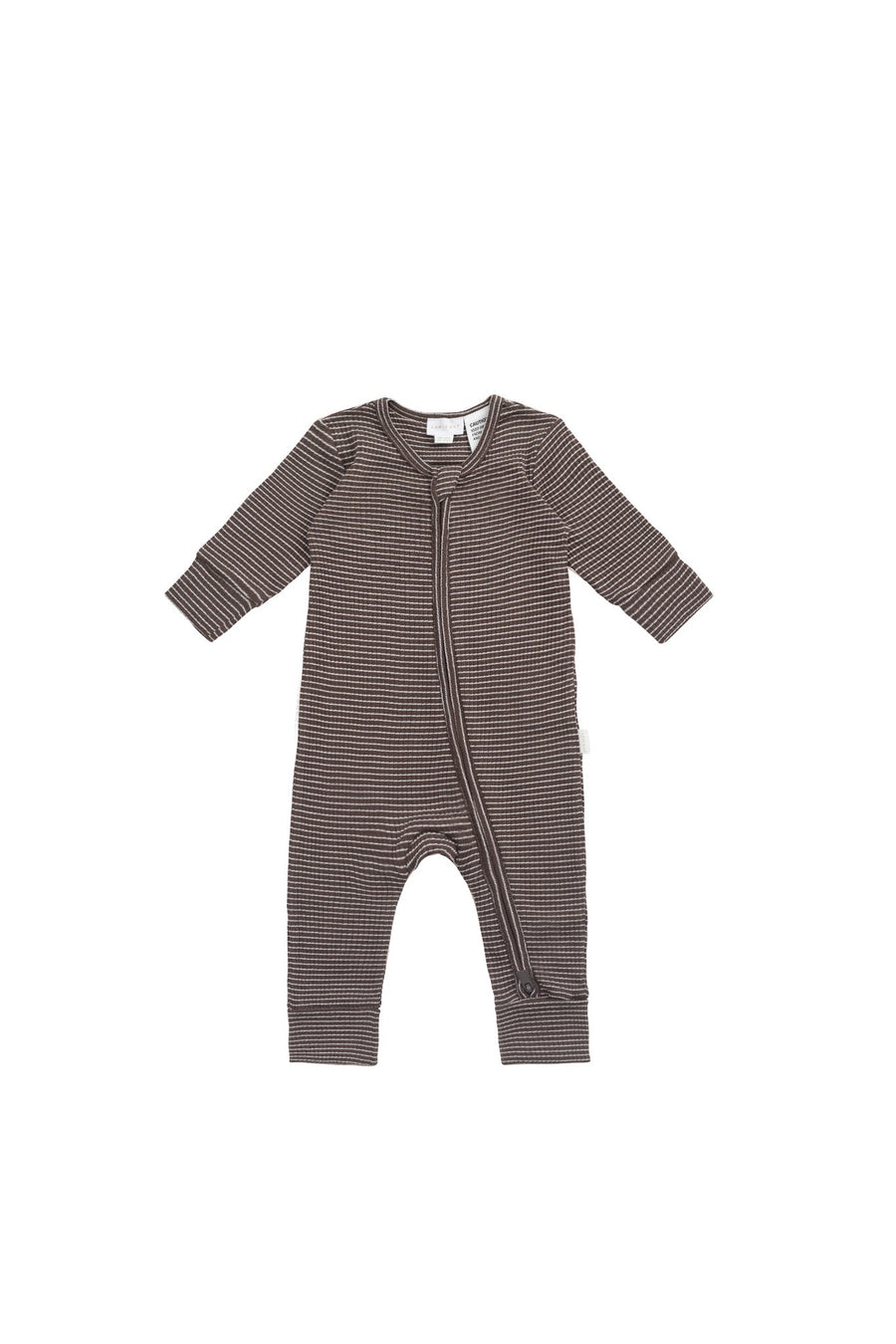 Organic Cotton Modal Frankie Onepiece - Little Stripe Earth/Cloud Childrens Onepiece from Jamie Kay USA