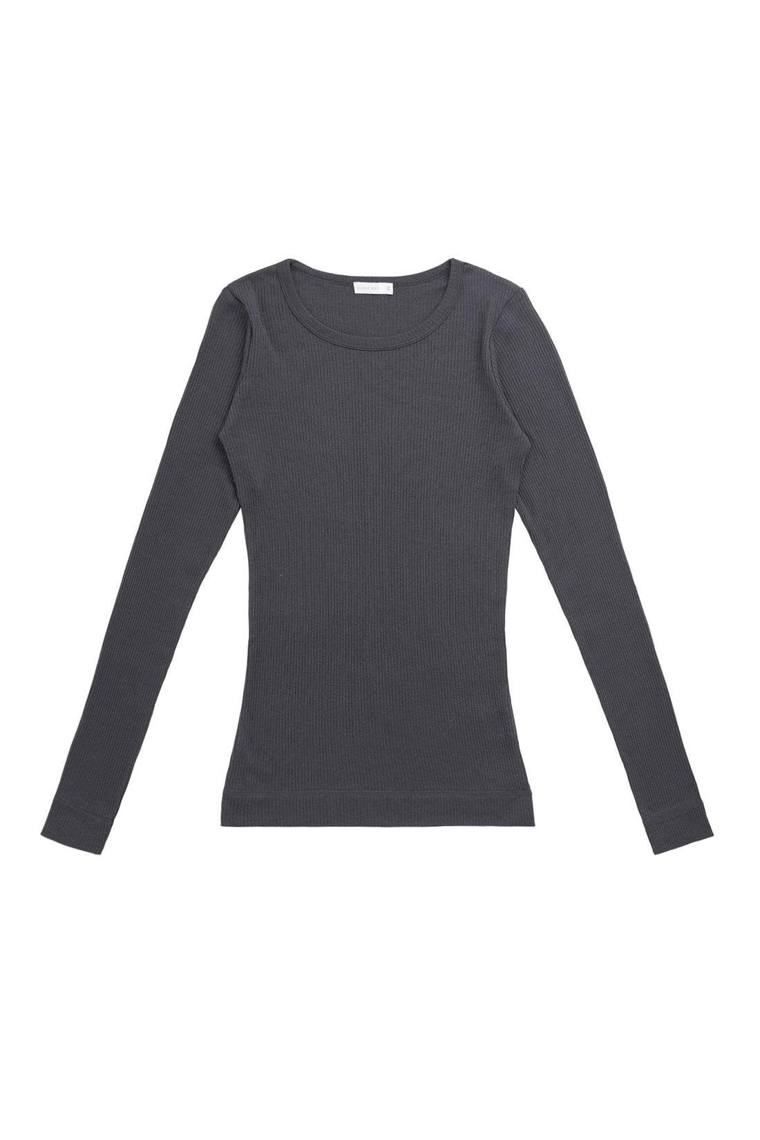 Organic Cotton Modal Womens Grace Long Sleeve Top - Icelandic Marle Childrens Top from Jamie Kay USA