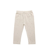 Organic Cotton Modal Legging - Milky Way Buff Childrens Legging from Jamie Kay USA