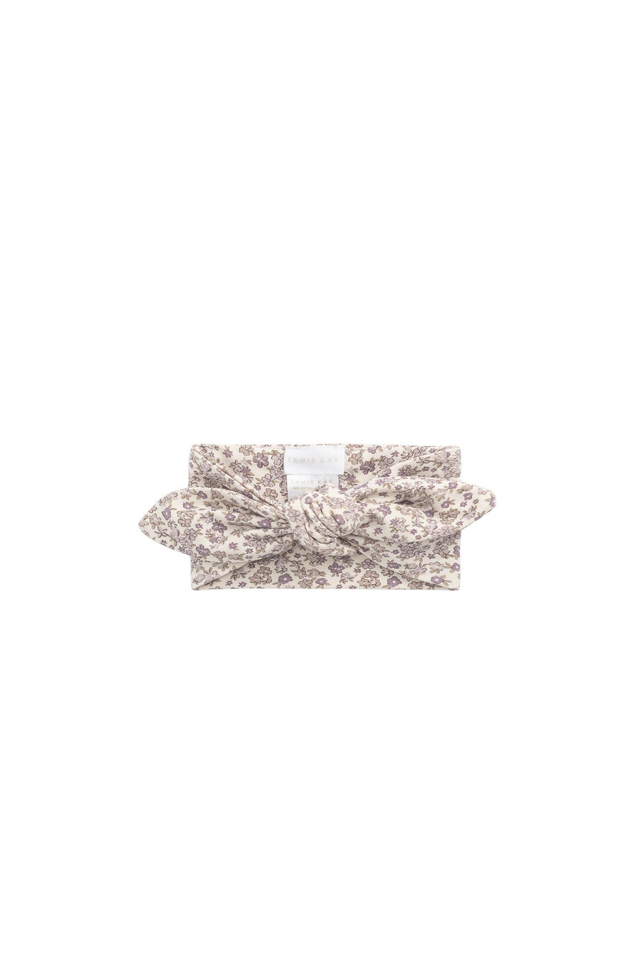 Organic Cotton Modal Lilian Headband - Amber Eggnog Childrens Headband from Jamie Kay USA