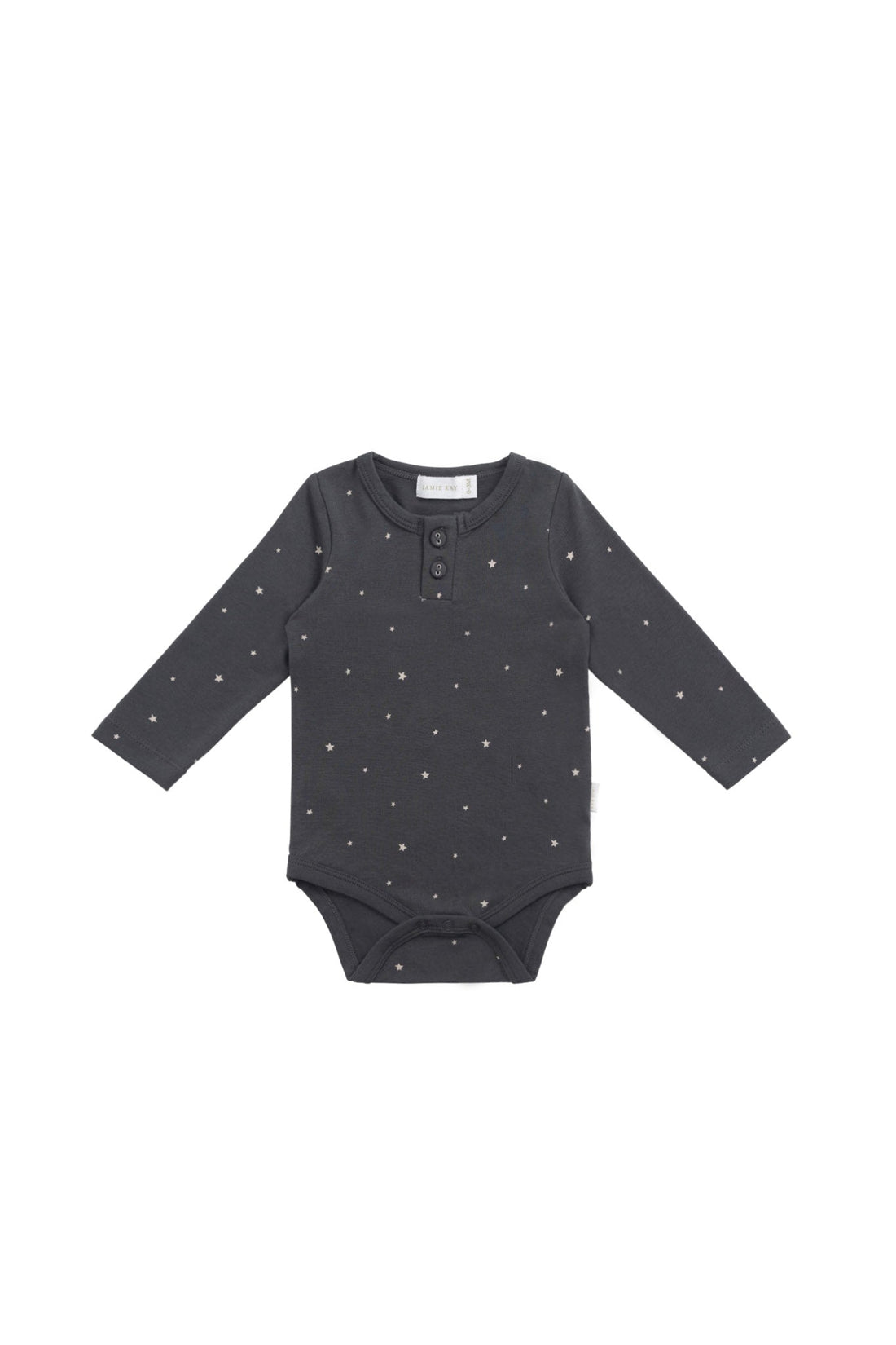 Organic Cotton Modal Long Sleeve Bodysuit - Milky Way Icelandic Childrens Bodysuit from Jamie Kay USA