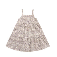 Organic Cotton Modal Matilda Dress - Amber Eggnog Childrens Dress from Jamie Kay USA