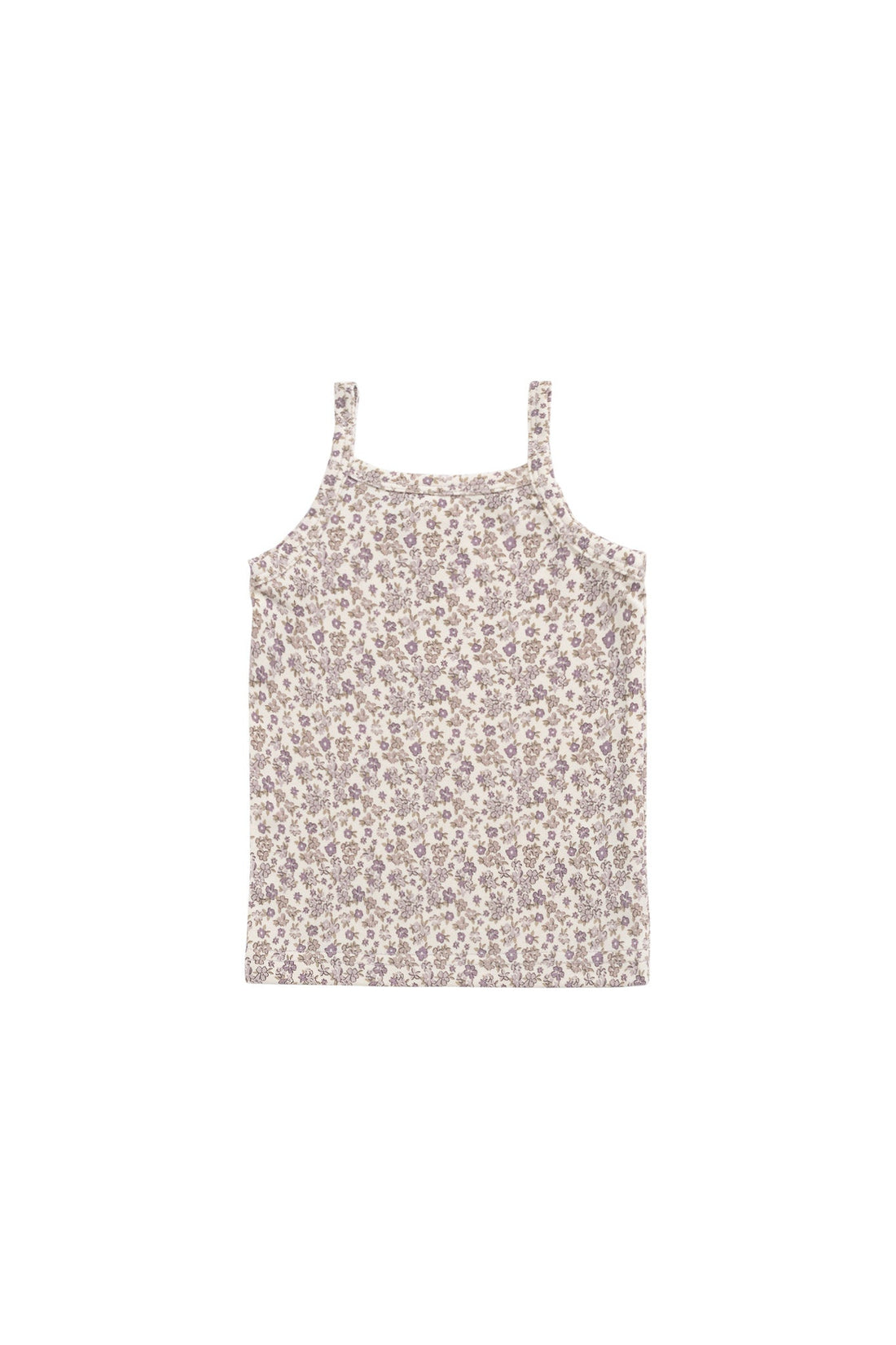 Organic Cotton Modal Singlet - Amber Eggnog Childrens Singlet from Jamie Kay USA