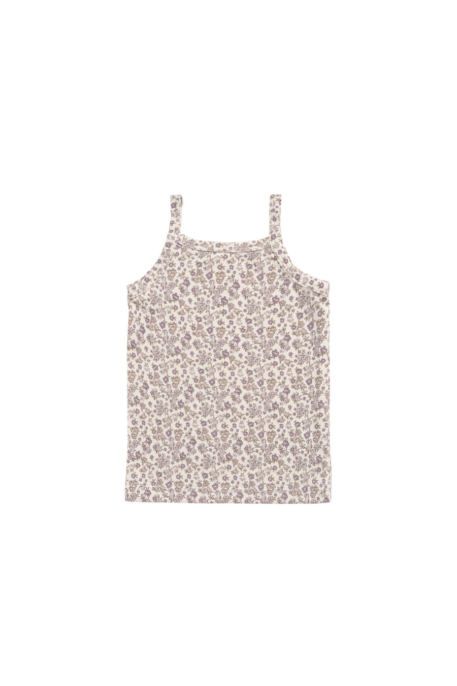 Organic Cotton Modal Singlet - Amber Eggnog Childrens Singlet from Jamie Kay USA