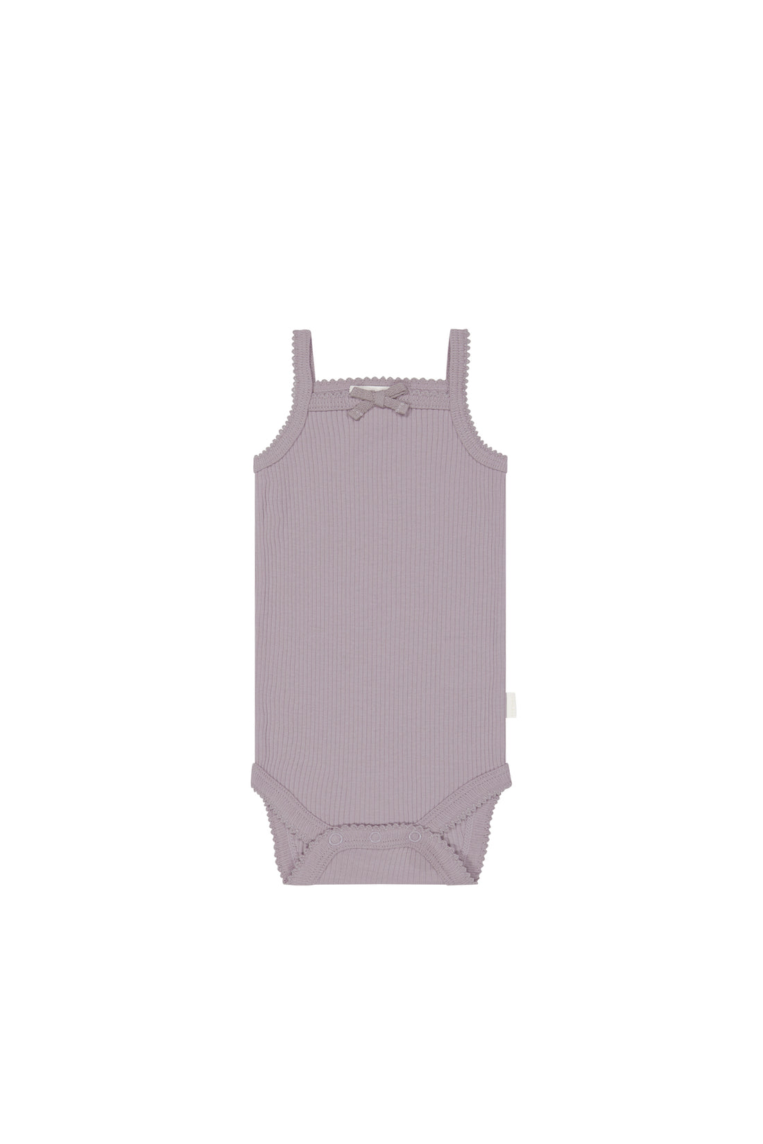 Organic Cotton Modal Singlet Bodysuit - Vintage Berry Childrens Bodysuit from Jamie Kay USA