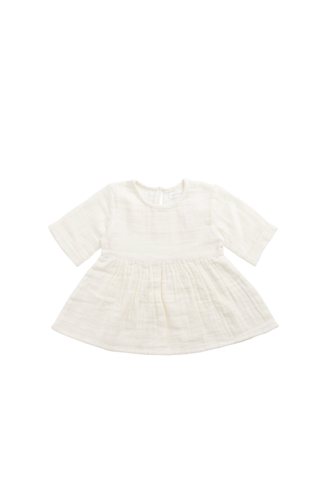 Organic Cotton Muslin Estelle Top - Parchment Childrens Top from Jamie Kay USA