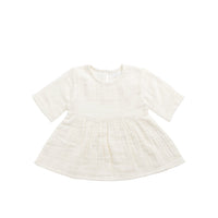 Organic Cotton Muslin Estelle Top - Parchment Childrens Top from Jamie Kay USA