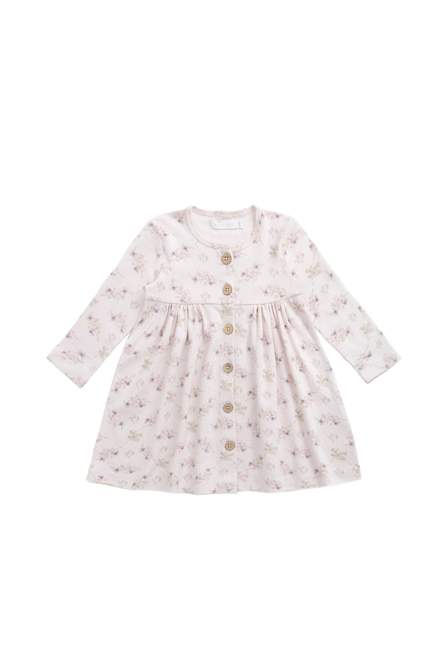 Organic Cotton Poppy Dress - Sweet Pea Floral Childrens Dress from Jamie Kay USA