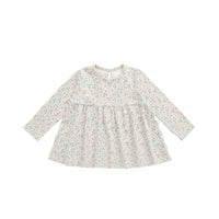 Organic Cotton Sage Top - Adnola Floral Childrens Top from Jamie Kay USA