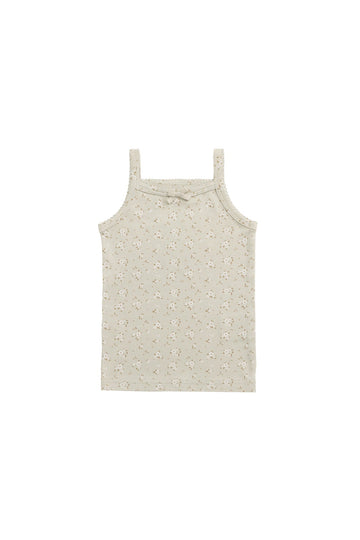 Organic Cotton Singlet - Lulu Honeydew Childrens Singlet from Jamie Kay USA