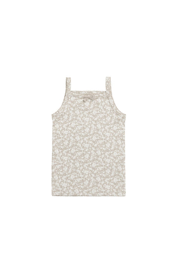 Organic Cotton Singlet - Sadie Honeydew Childrens Singlet from Jamie Kay USA