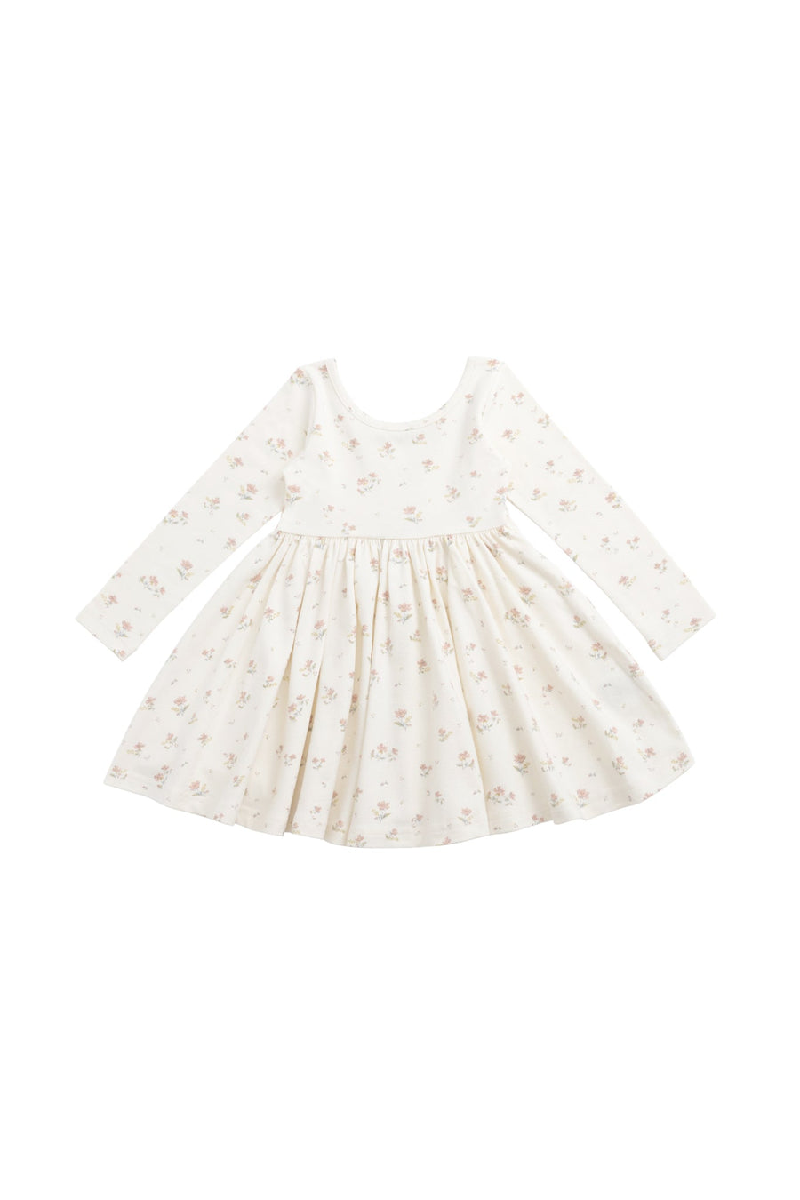 Organic Cotton Tallulah Dress - Emilia Egret Childrens Dress from Jamie Kay USA