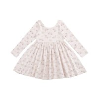 Organic Cotton Tallulah Dress - Sweet Pea Floral Childrens Dress from Jamie Kay USA