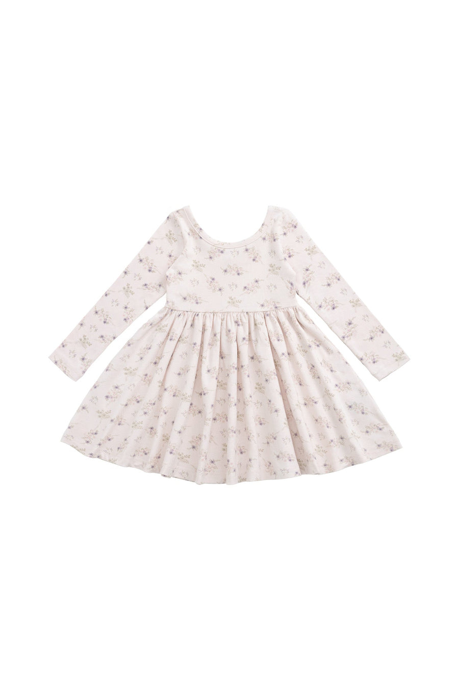 Organic Cotton Tallulah Dress - Sweet Pea Floral Childrens Dress from Jamie Kay USA