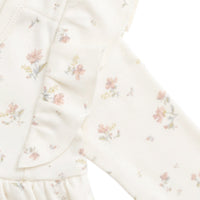 Organic Cotton Vivienne Playsuit - Emilia Egret Childrens Playsuit from Jamie Kay USA