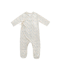 Organic Cotton Wrap Onepiece - Adnola Floral Childrens Onepiece from Jamie Kay USA