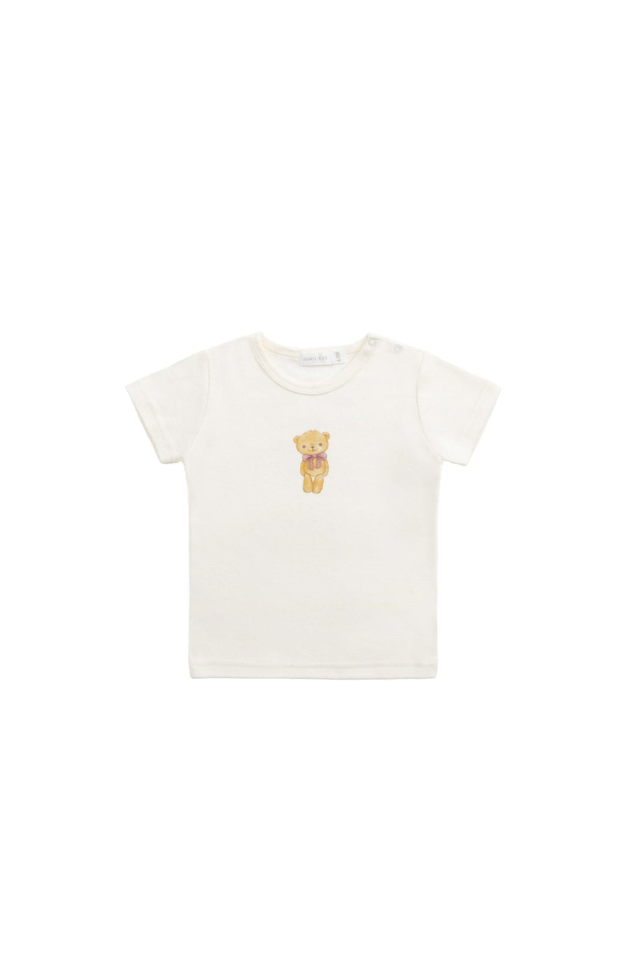 Pima Cotton Aude Tee - Cloud Little Georgie Childrens Top from Jamie Kay USA