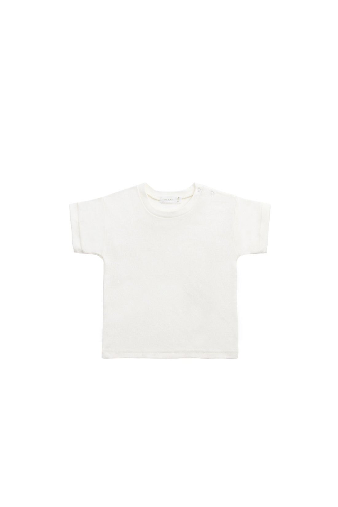 Pima Cotton Eddie Tee - Parchment Childrens Top from Jamie Kay USA