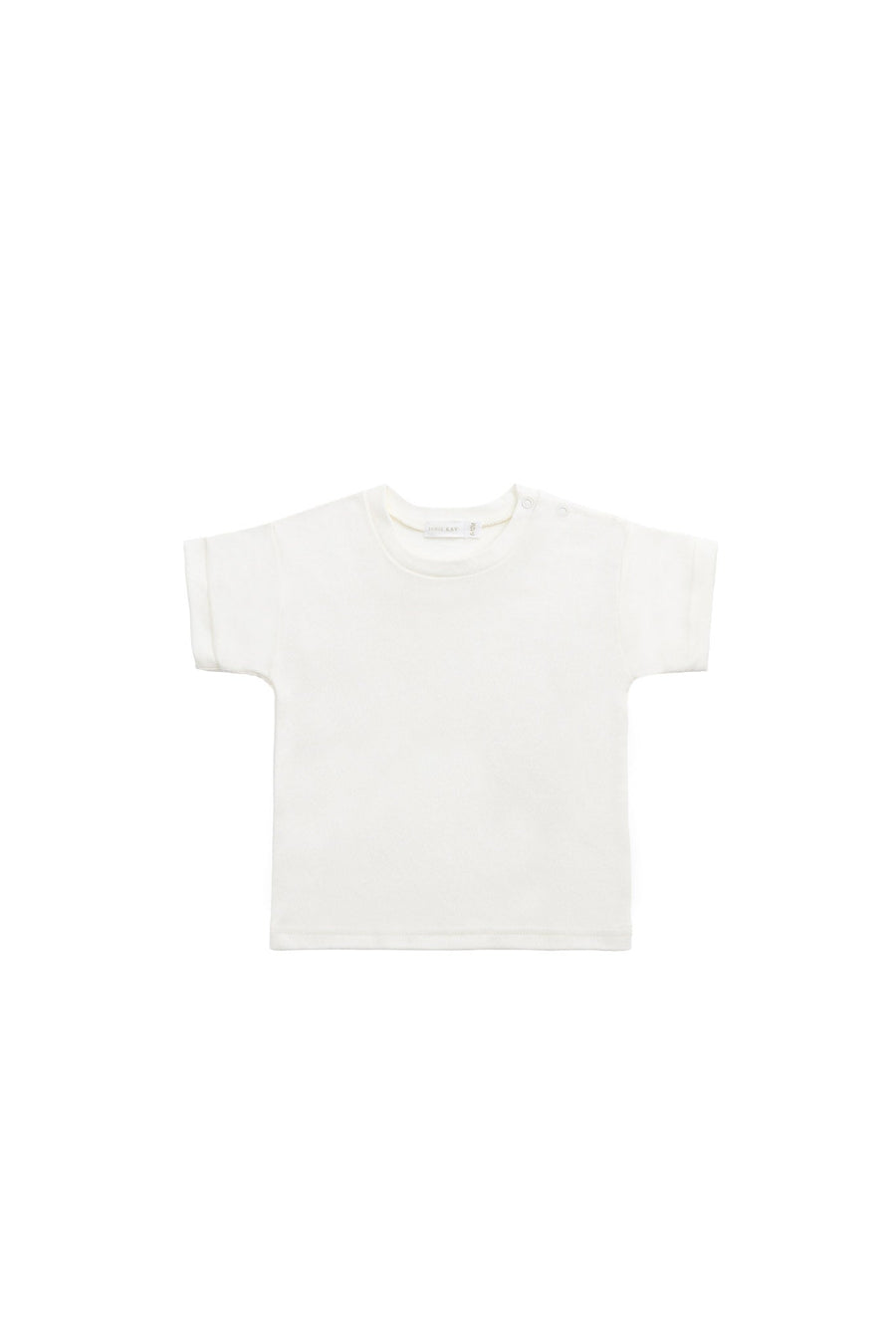 Pima Cotton Eddie Tee - Parchment Childrens Top from Jamie Kay USA