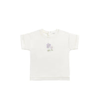 Pima Cotton Mimi Top - Plaster Briella Childrens Top from Jamie Kay USA