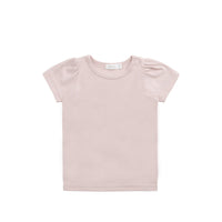 Pima Cotton Tasha Top - Dusky Pink Childrens Top from Jamie Kay USA