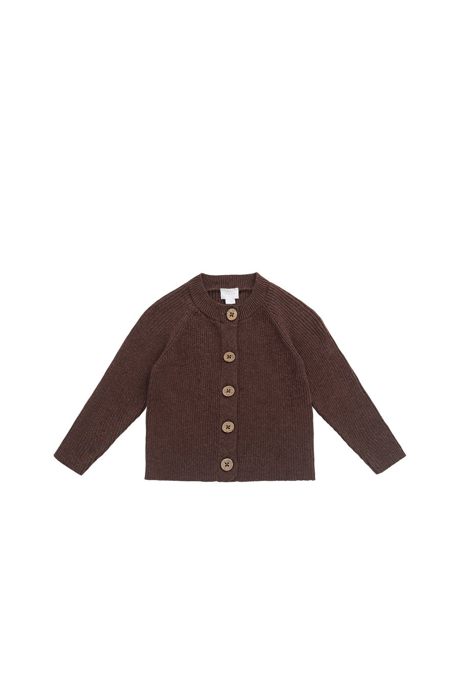 Samantha Cardigan - Toasted Brown Marle Childrens Cardigan from Jamie Kay USA