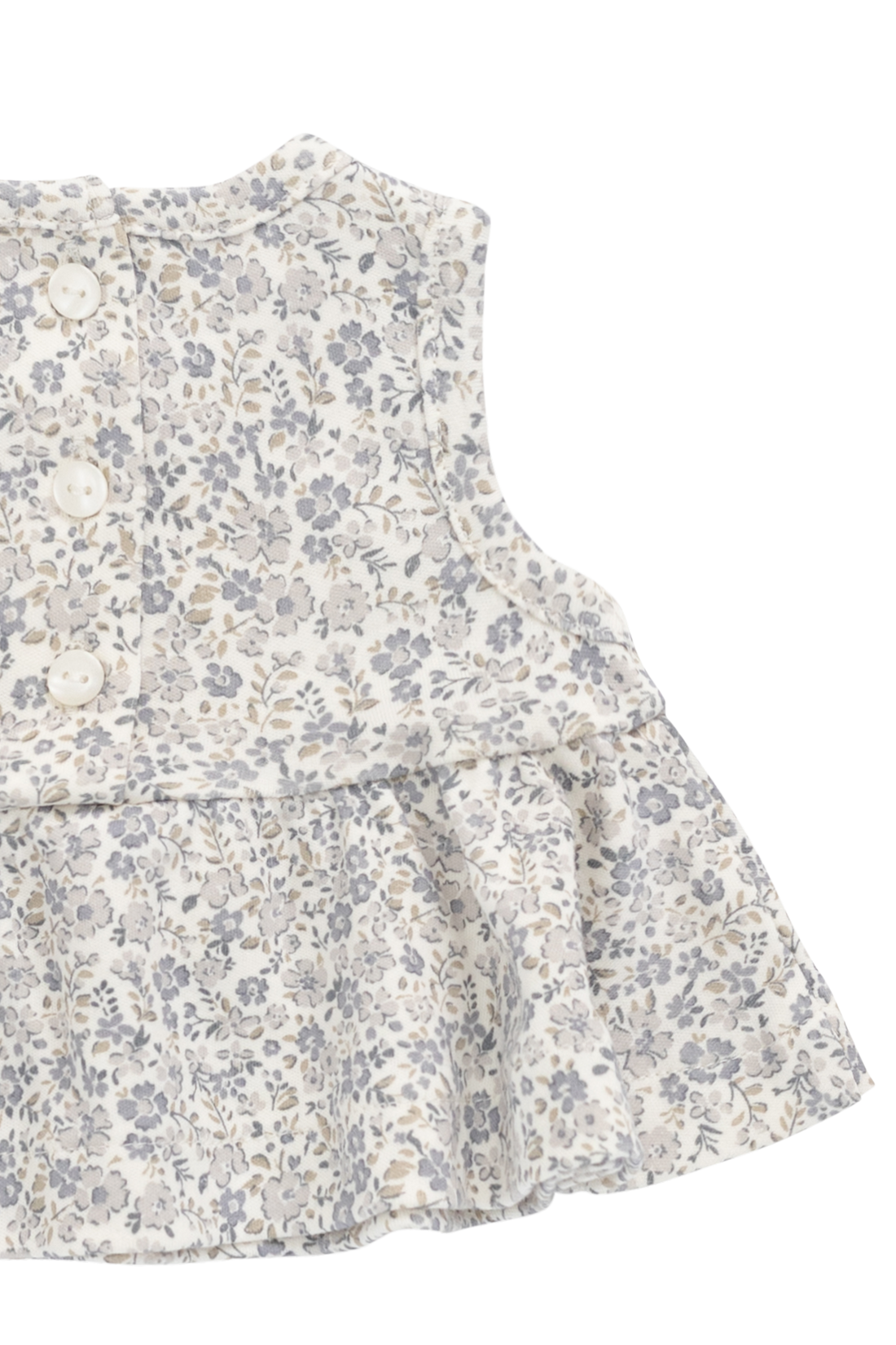 Organic Cotton Adrienne Top - Tully Grey Childrens Top from Jamie Kay USA