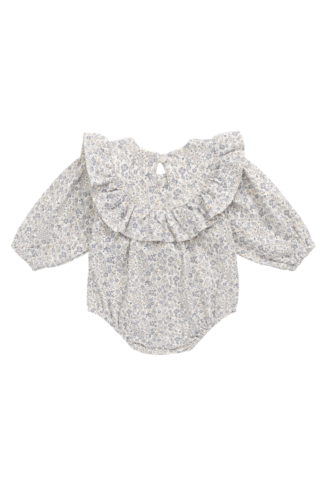 Organic Cotton Aurora Playsuit - Tully Grey Childrens Playsuit from Jamie Kay USA
