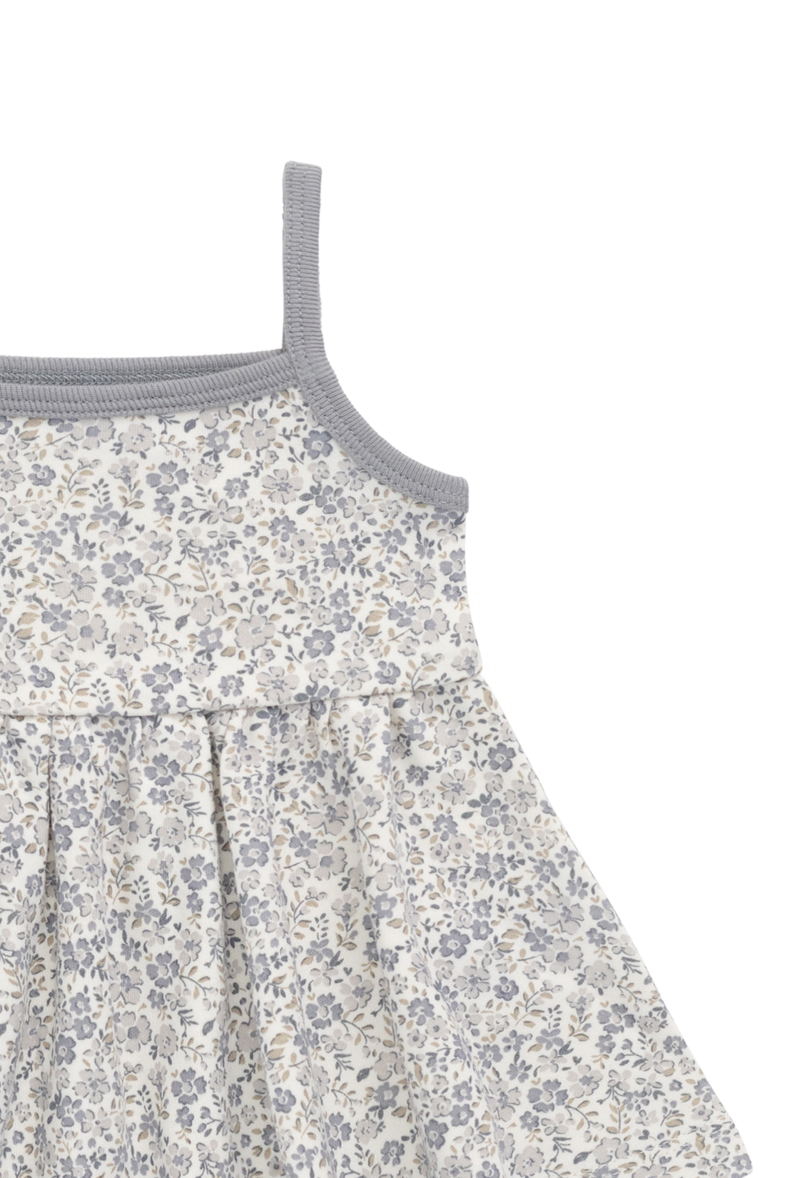 Organic Cotton Maple Singlet - Tully Grey Childrens Singlet from Jamie Kay USA