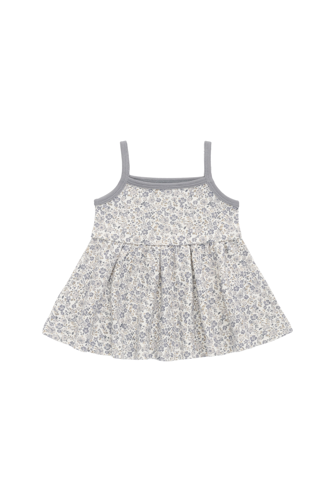 Organic Cotton Maple Singlet - Tully Grey Childrens Singlet from Jamie Kay USA