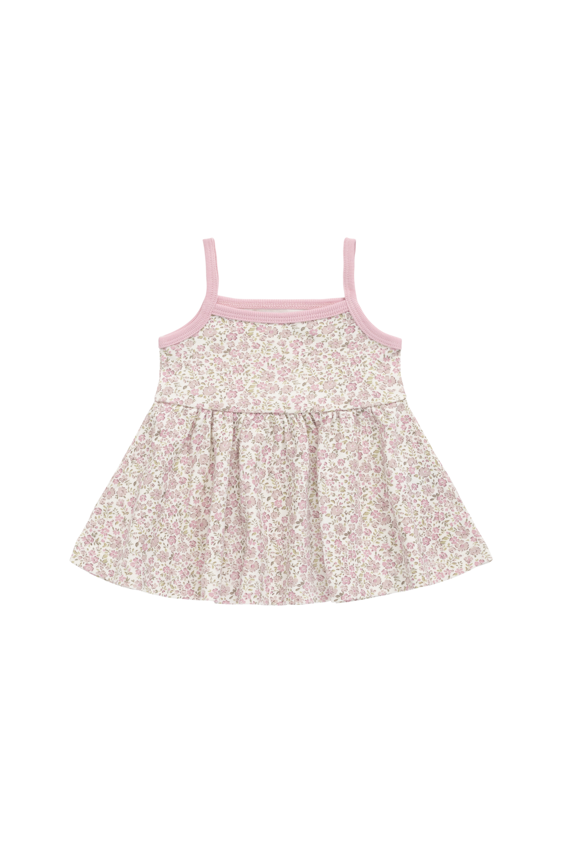 Organic Cotton Maple Singlet - Tully Mauve Childrens Top from Jamie Kay USA