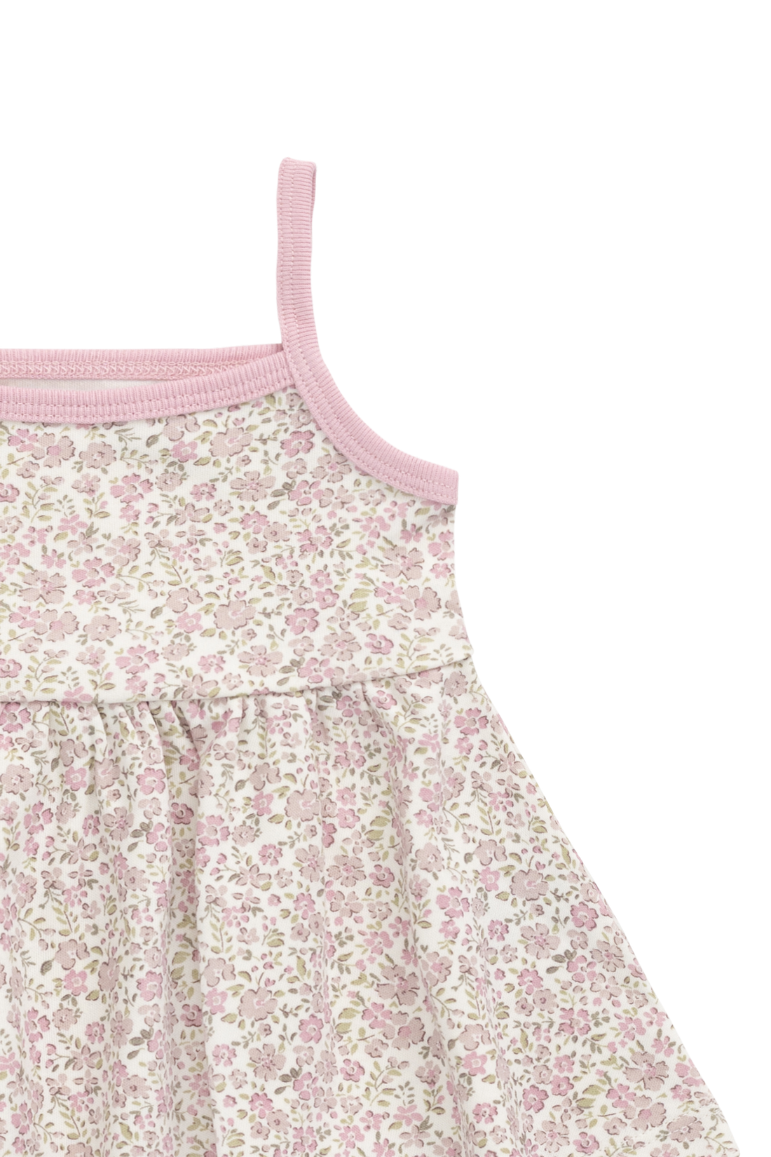 Organic Cotton Maple Singlet - Tully Mauve Childrens Top from Jamie Kay USA