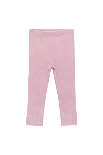 Organic Cotton Modal Everyday Legging - Vintage Violet Childrens Legging from Jamie Kay USA